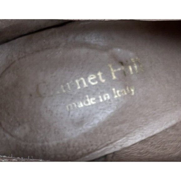 Garnet Hill Tall Boots Womens 10 Mila Brown Suede Leather Block Heel 18" Shaft - Picture 7 of 7